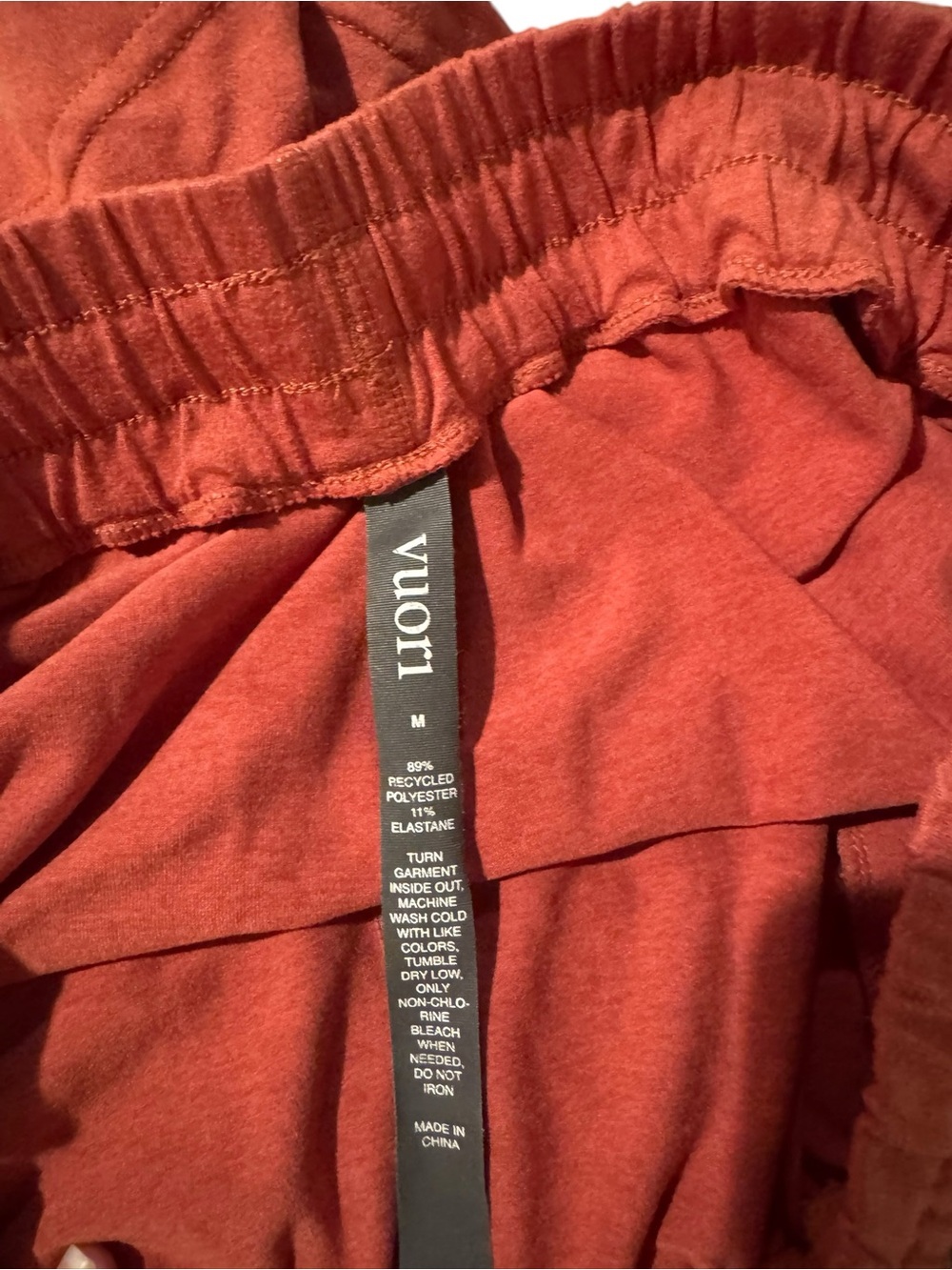 Vuori Women's Drawstring Shorts - Dusty Coral - Picture 3 of 4
